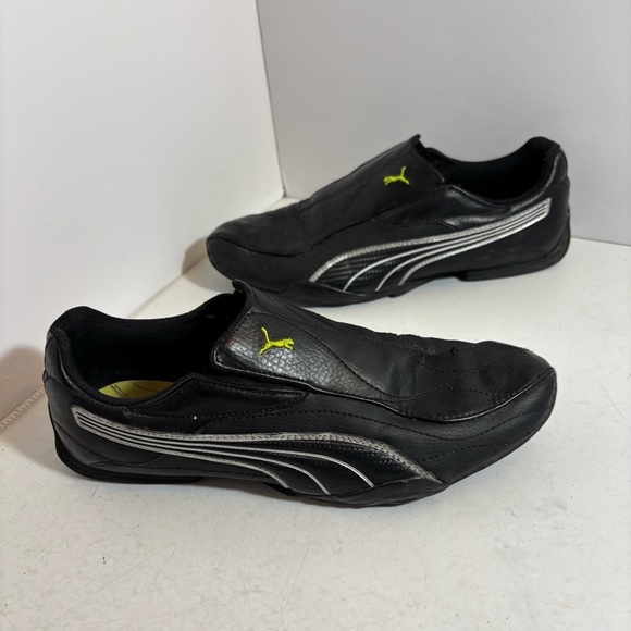 Vintage Puma Y2K men’s slip on black shoes in size 9.5 - Picture 6 of 9